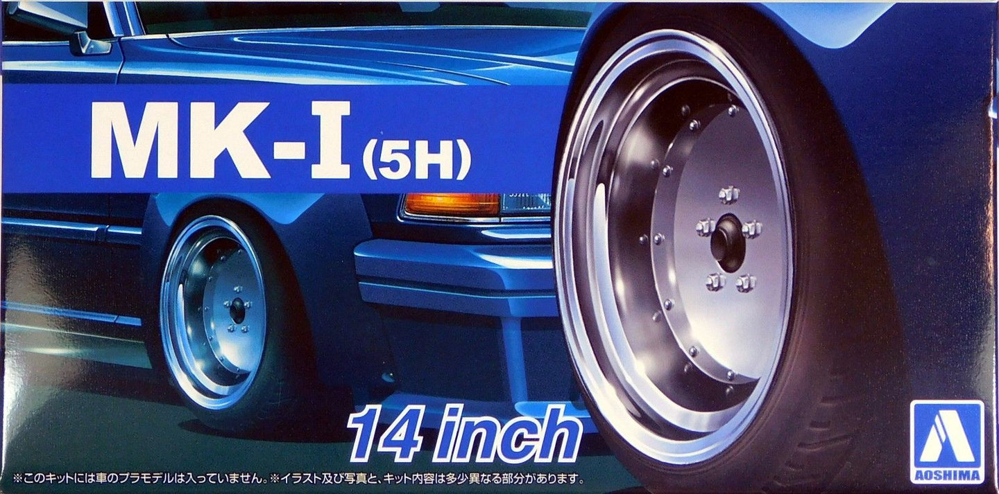 Aoshima 1/24 Rim & Tire Set ( 67) MK-1 (5H) 14