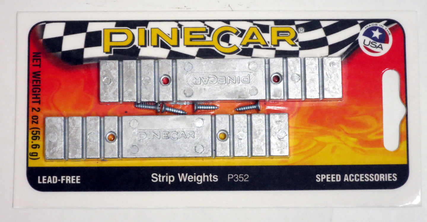 Pinecar P352 Pinewood Derby Strip Weight 2 oz