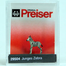 Load image into Gallery viewer, Preiser 1/87 HO Young Zebra Figure 29504