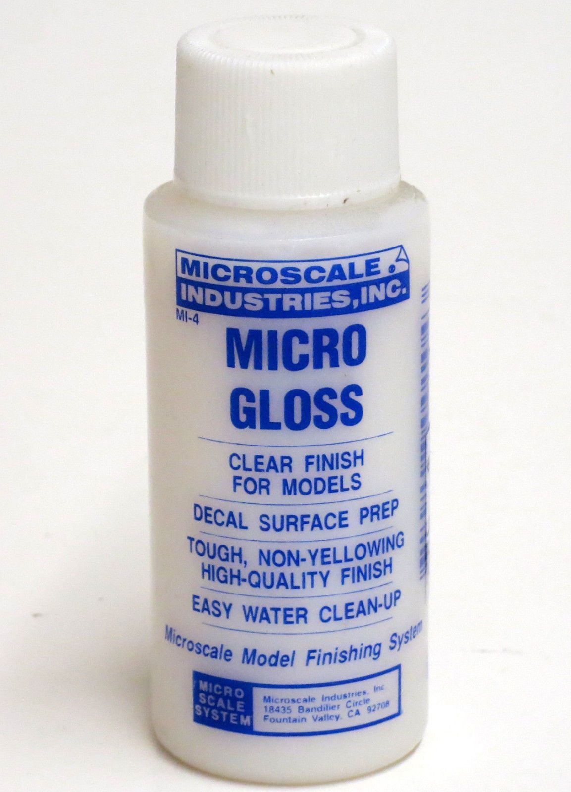 Microscale MI-4 Micro Gloss Clear Finish 1 oz.