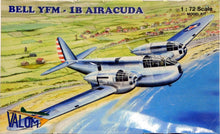 Load image into Gallery viewer, Valom 1/72 Bell YFM-1B Airacuda Heavy Fighter PLASTIC MODEL KIT 72036