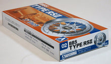 Load image into Gallery viewer, Aoshima 1/24 Rim &amp; Tire Set ( 02) Type RsII 17&quot; Plated 05241