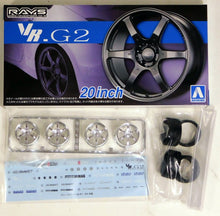 Load image into Gallery viewer, Aoshima 1/24 Rim &amp; Tire Set ( 83) VOLK Racing VR.G2 20&quot; 05517