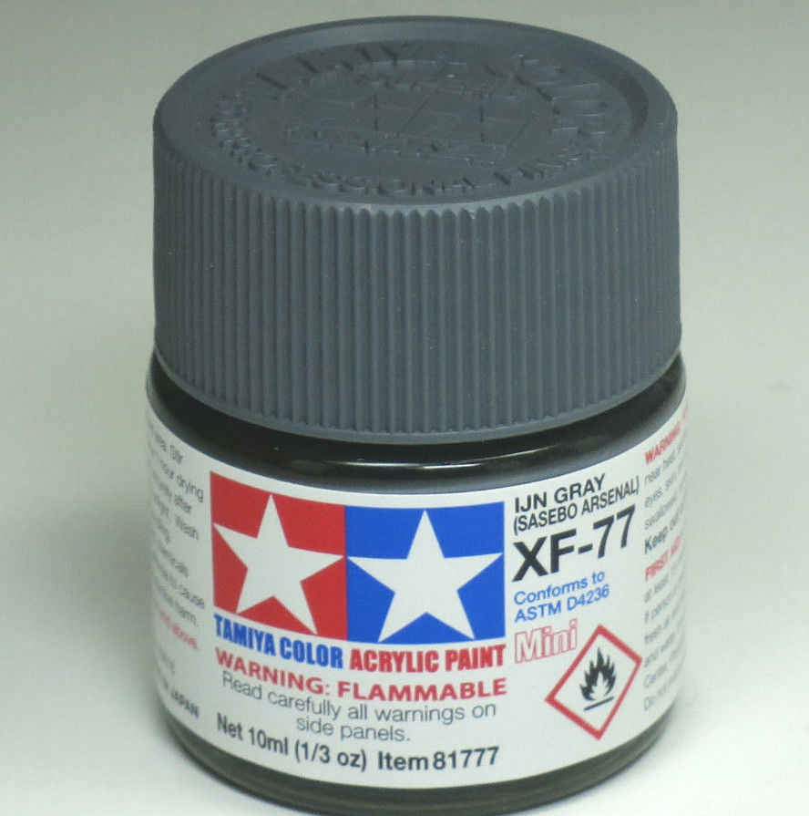 Tamiya Acrylic 10ml Mini 81777 XF-77 IJN Gray Sasebo Arsenal