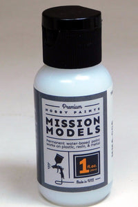 Mission Models MMA-004 Hobby Paints Flat Clear Coat 1 oz (MMCF) ( 30ml )