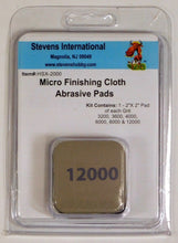Load image into Gallery viewer, Stevens HSX-2000 2&quot;x2&quot; Micro Finishing Cloth Abrasive Pads