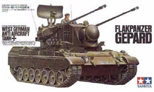 Load image into Gallery viewer, Tamiya 1/35 West German Flakpanzer Gepard Anti Aircraft Tank 35099