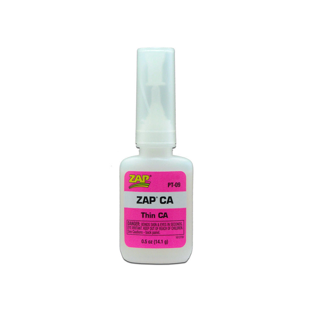 Pacer PT09 Zap CA Cyanoacrylate Super Glue 1/2oz