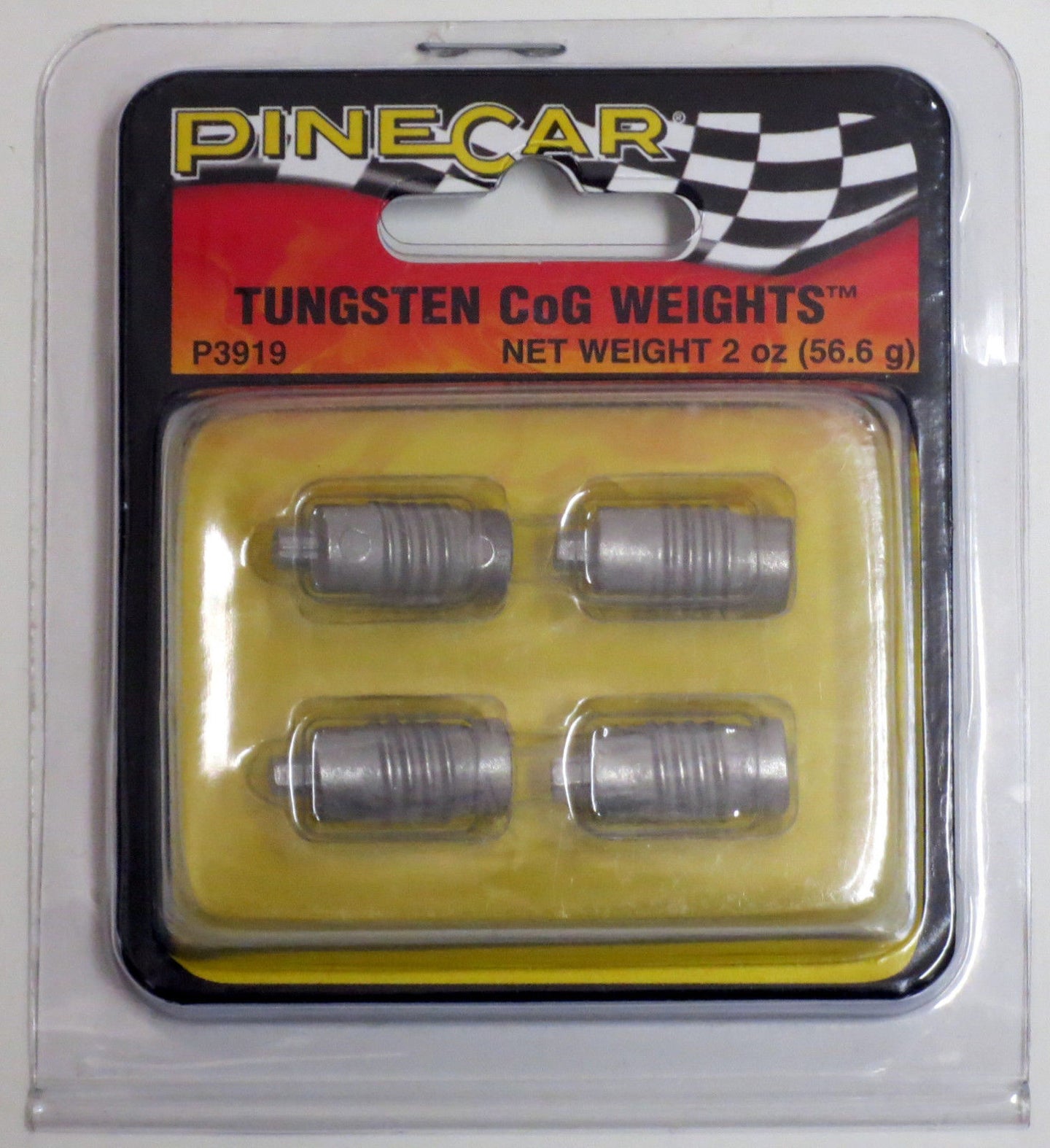 Pinecar P3919 Pinewood Derby Tungsten Cog Weights