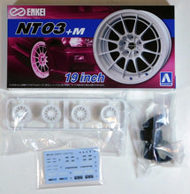 Load image into Gallery viewer, Aoshima 1/24 Rim &amp; Tire Set ( 59) Enkei NT03+M 19&quot;  05392