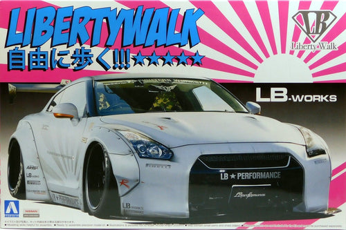 Aoshima 1/24 Nissan R35 GT-R Liberty Walk LB.Works Kit 05403