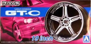 Aoshima 1/24 Rim & Tire Set ( 70) Volk Racing GT-C 19" 05461