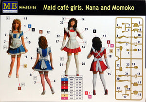 MasterBox 1/35 Maid Caf̩ Girls. Nana & Momoko 35186