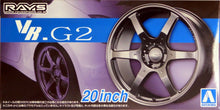 Load image into Gallery viewer, Aoshima 1/24 Rim &amp; Tire Set ( 83) VOLK Racing VR.G2 20&quot; 05517