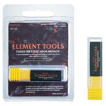 Load image into Gallery viewer, Dspiae HC-03 Element Tools Tungsten Steel Hook Broach 0.3mm'