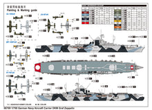 Load image into Gallery viewer, Trumpeter 1/700 German Aircraft Carrier Graf Zeppelin 06709