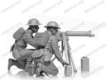 Load image into Gallery viewer, ICM 1/35 British  Vickers MG Crew (Vickers MG &amp; 2 figures) 35646