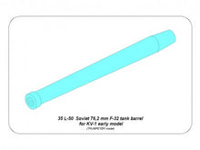 Load image into Gallery viewer, Aber 1/35 Soviet 76,2mm F-32 tank barrel for KV-1 early model 35 L-50'