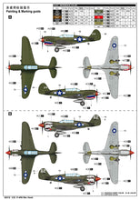 Load image into Gallery viewer, Trumpeter 1/32 US P-40N Warhawk 02212