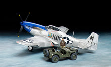 Load image into Gallery viewer, Tamiya 1/48 US P-51D Mustang w/ 1/4t 4x4 Light Vehicle 25205