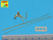 Load image into Gallery viewer, Aber 1/35 Russian Aerials / Antennas R-123 for T-55/62/72/80/90 3 pcs. R-33'