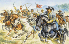 Load image into Gallery viewer, Italeri 1/72 Civil War Confederate Cavalry 6011'