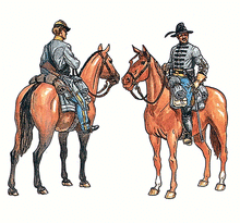 Load image into Gallery viewer, Italeri 1/72 Civil War Confederate Cavalry 6011'