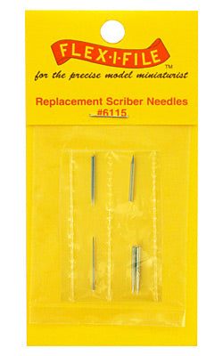 Flex-I-File 6115 Ultra Fine Needle Point Scriber Replacement Needles (7)