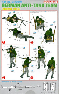 Dragon 1/35 German Anti-Tank Team (France 1940) 6196