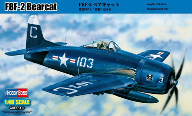 HobbyBoss 1/48 US F8F-2 Bearcat DAMAGED BOX 80358D