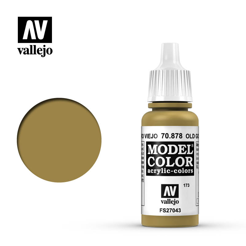 Vallejo Model Color (173) 70.878 Old Gold 17ml