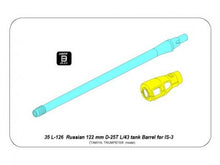 Load image into Gallery viewer, Aber 1/35 Russian 122mm D-25T Tank Barrel For JS-3 35 L-126'