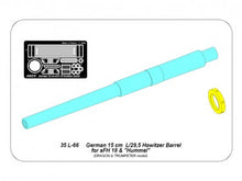Load image into Gallery viewer, Aber 1/35 German 15 cm L/29,5 Howitzer Barrel for sFH 18 &amp; Hummel 35 L-66
