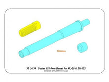 Load image into Gallery viewer, Aber 1/35 Russian 152mm ML-20S Barrel 35 L-134'