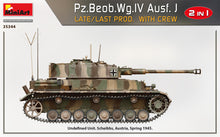 Load image into Gallery viewer, MiniArt 1/35 German Pz.Beob.Wg.IV Ausf. J Late/Last Prod. 2 in 1 with Crew 35344