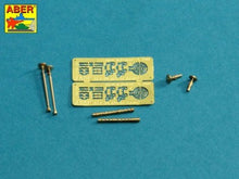 Load image into Gallery viewer, Aber 1/35 German Machine Gun MG34 Barrels (2) 35 L-70'