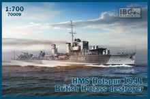 Load image into Gallery viewer, IBG 1/700 British H Class HMS Hotspur 1941 70009