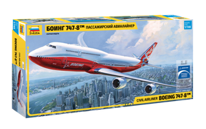 Zvezda 1/144 Boeing 747-8 House Colors 7010