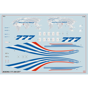 Zvezda 1/144 Boeing 777-300ER House Colors 7012