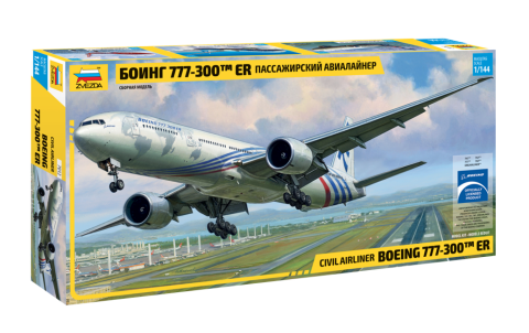 Zvezda 1/144 Boeing 777-300ER House Colors 7012