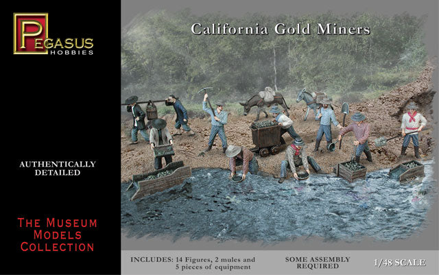 Pegasus 1/48 California Gold Miners 7007