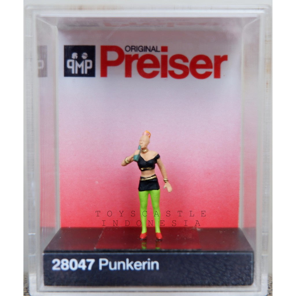 Preiser 1/87 HO Female Punk Figure 28047