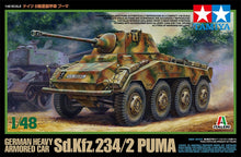 Load image into Gallery viewer, Tamiya 1/48 German SdKfz. 234/2 Puma 37010