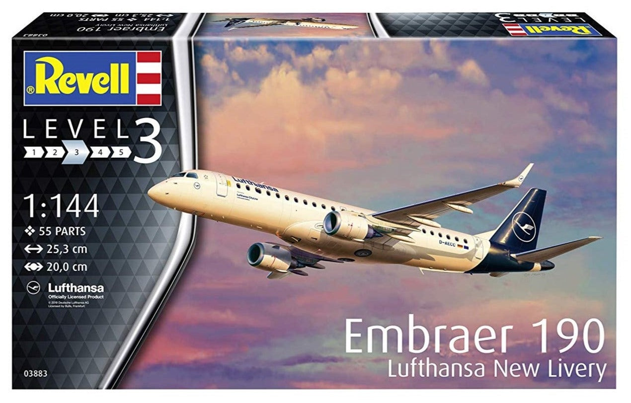 Revell 1/144 Embraer 190 Lufthansa 