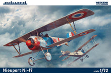 Load image into Gallery viewer, Eduard 1/72 French Nieuport Ni-17 Weekend Edition 7404