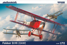 Load image into Gallery viewer, Eduard 1/72 German Fokker D.VII (OAW) Weekend Edition 7407