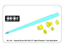 Load image into Gallery viewer, Aber 1/35 German 88mm Kwk 43/2 L/71 Tiger B Porsche Turret 35 L-13N