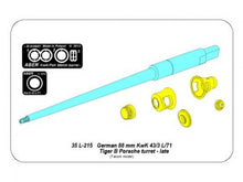 Load image into Gallery viewer, Aber 1/35 German Barrel 8,8cm Kw.K 43 For Tiger II Porsche Turret-Late 35 L-215