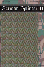 Load image into Gallery viewer, CrossDelta 1/35 German Uniform Pattern Decal Splinter II MIL-35-008