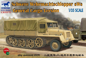 Bronco 1/35 German Schwere Wehrmachtschlepper sWS General Cargo